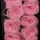 Wired Rose Garland  Set of Six 9 Feet Each  Rose