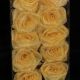 Wired Rose Garland Set of Six 9 Feet Each  Gold