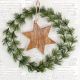 Wreath And Star Lunch Napkin
