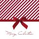 Christmas Bow Red Lunch Napkin