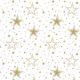 Night Sky Gold/White Design Napkin Lunch
