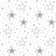 Night Sky Silver/White Design Napkin Lunch