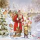 Santa Bringing Presents Design