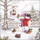 Snowmen Bringing Gifts Napkin Lunch