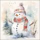 Snowman In Nature Design