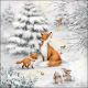 Fox In Forest Napkin Lunch