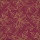 Poinsettia Outline Bordeaux Napkin Lunch