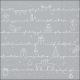 Written Christmas Wishes Silver Napkin Lunch