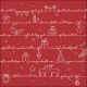 Written Christmas Wishes Red Napkin Lunch