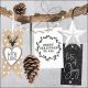 Christmas Hangtags Napkin Lunch