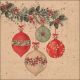 Recycled Berry Baubles Nature Napkin Lunch