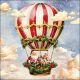 Santa'S Air Balloon Design
