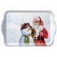 Santa And Snowman Tray
