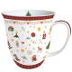 Ornaments All Over Red Mug 0.4L