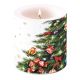Robin in Tree Candle Small