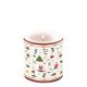 Ornaments All Over Red Candle Small